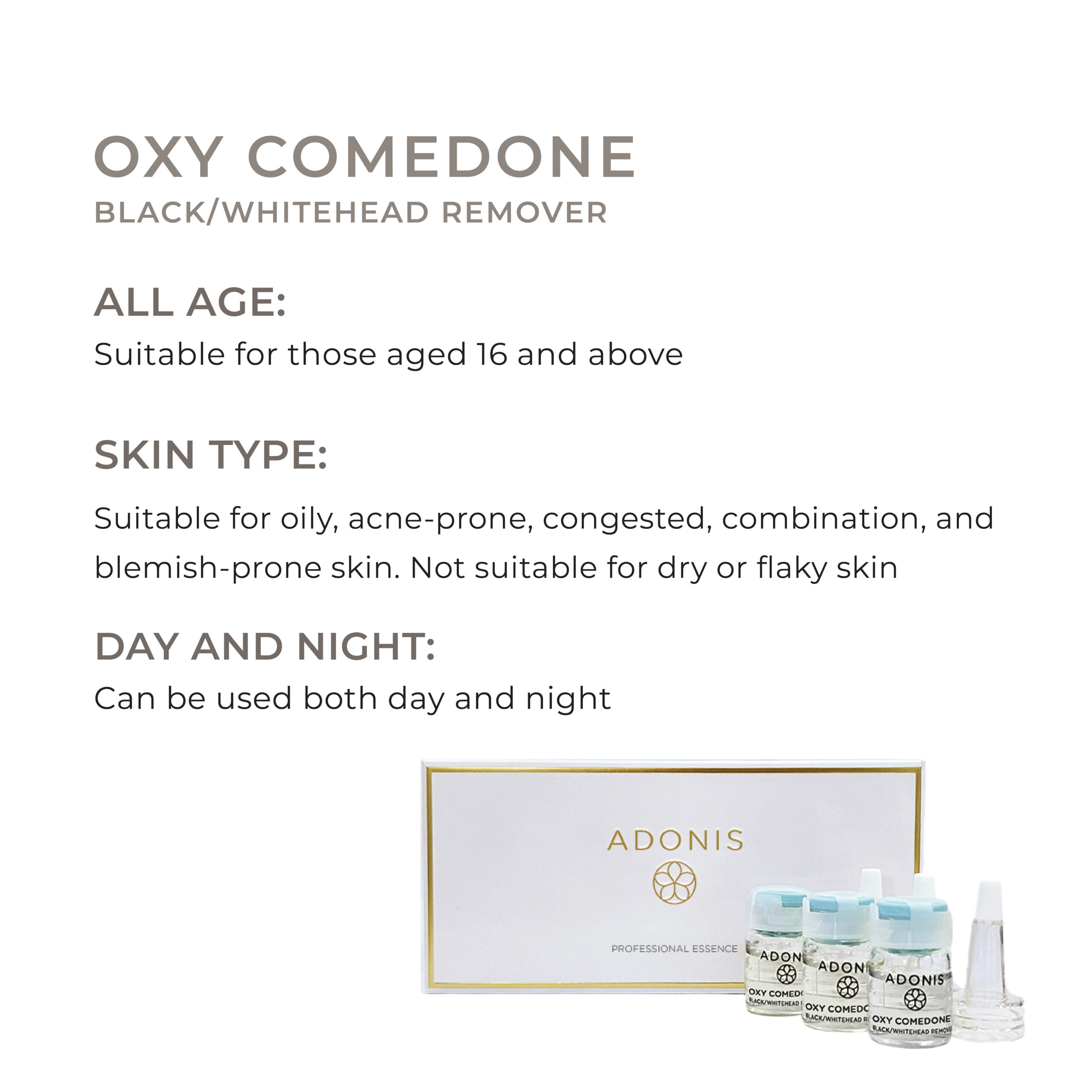 oxy comedone w:b remover