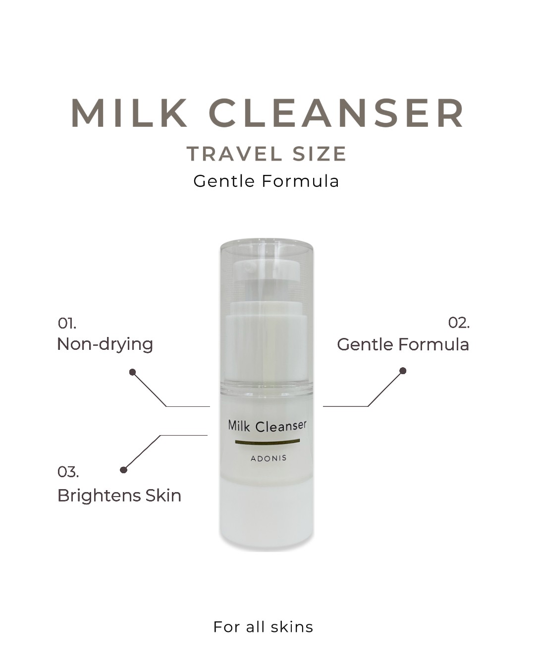travel milk cleanser